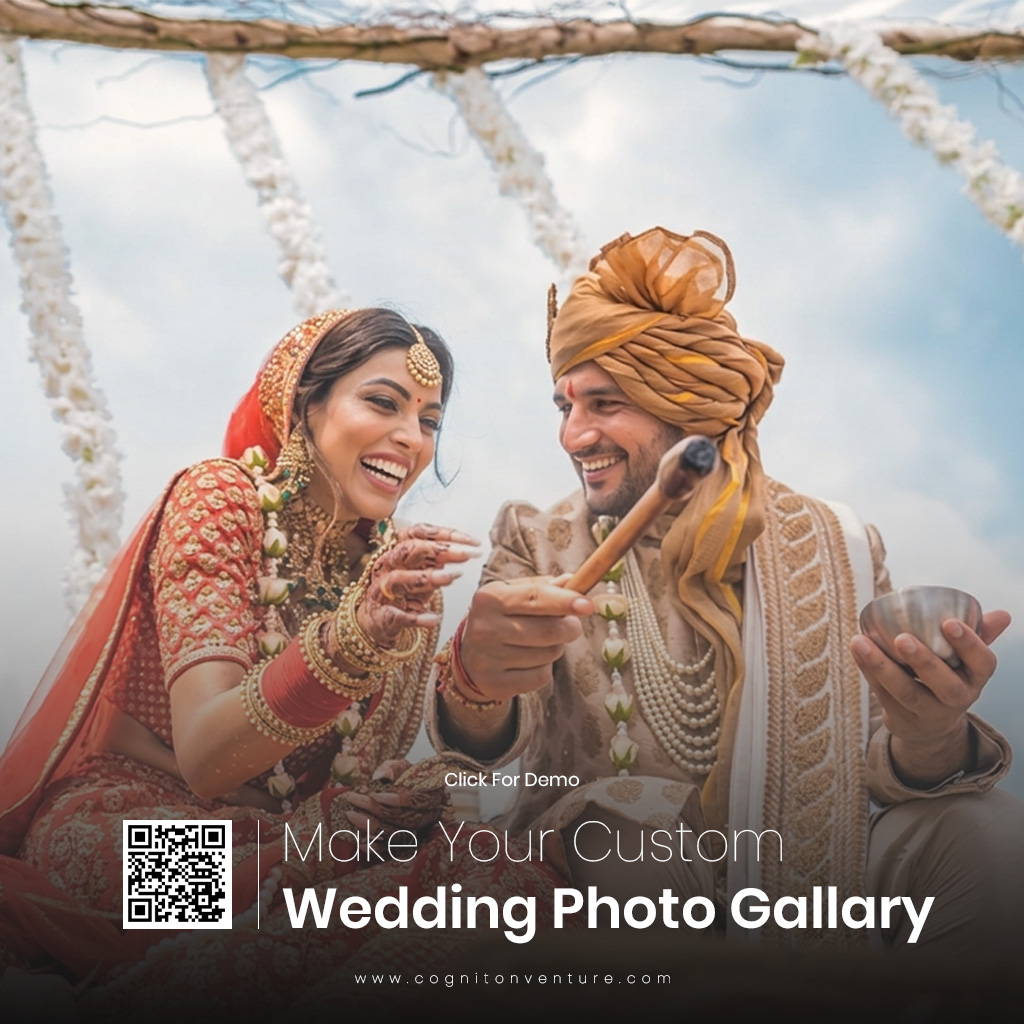 custom wedding gallary making for wedding day