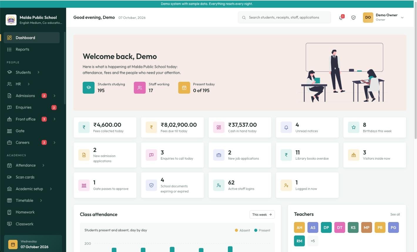 Cognition Venture School Management System (ERP)