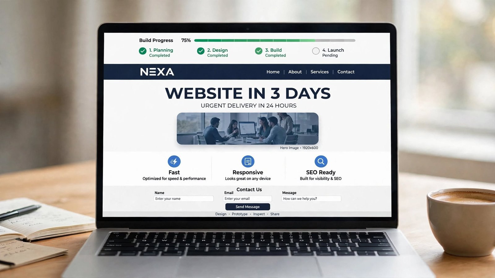 Website Design in 3 Days | Urgent 24 Hour Website Delivery