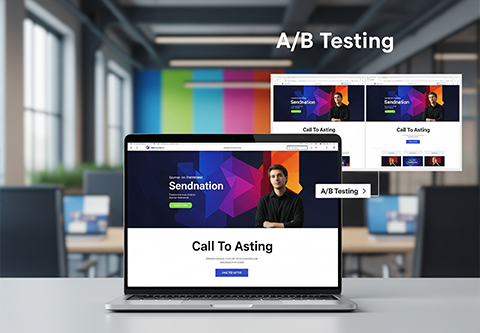 Landing Page Design & A/B Testing